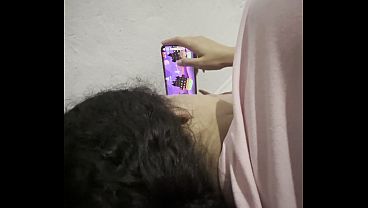Beautiful hot 18-year-old Latina getting fucked by her stepfather alone at home