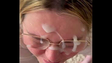 Buxom granny gets nailed hard and finishes her man off with her mouth