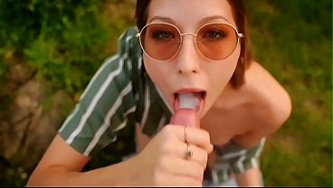 oral sex in a public forest park